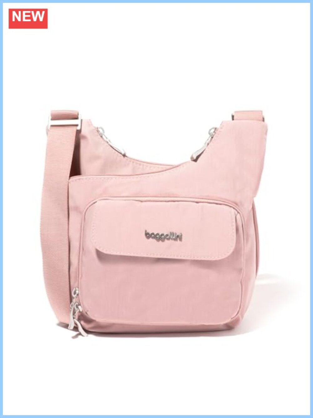 Criss Cross Crossbody Bag Lightweight Water-Resistant Nylon Travel Bag